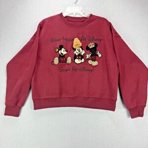 NWOT Alaski  Embellished Mickey Mouse Sweatshirt Top One Size Disney